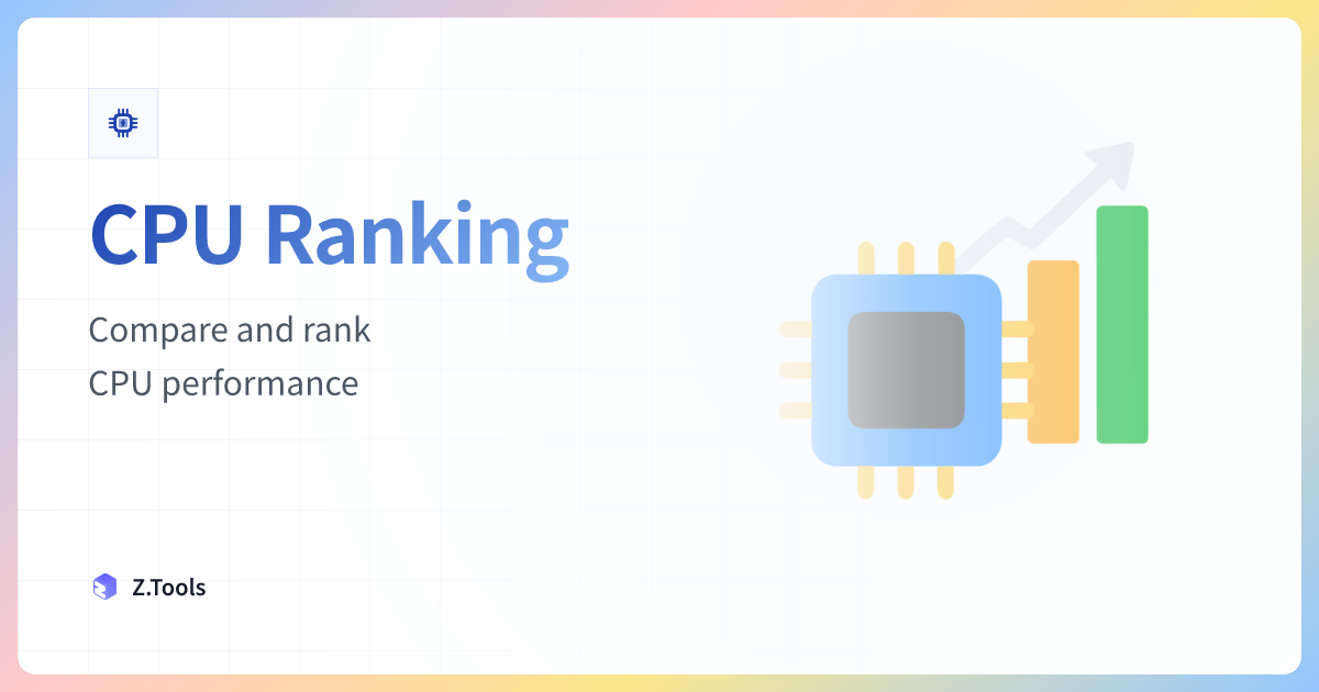 CPU Ranking · Z.Tools