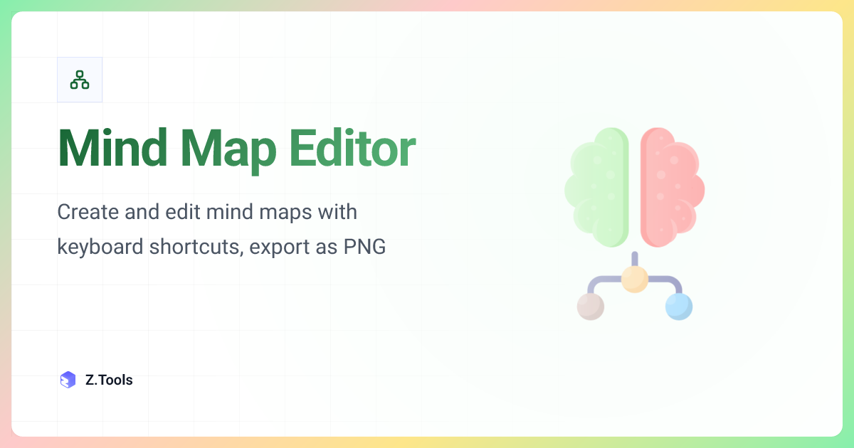 Mind Map Editor · Z.Tools