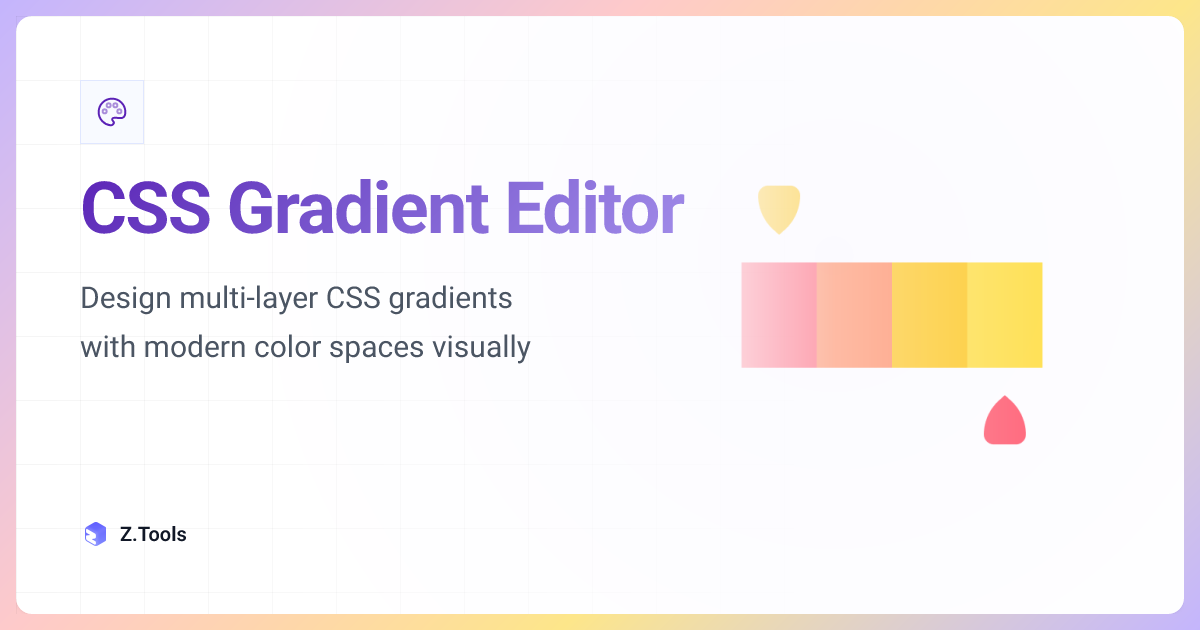 CSS Gradient Editor · Z.Tools