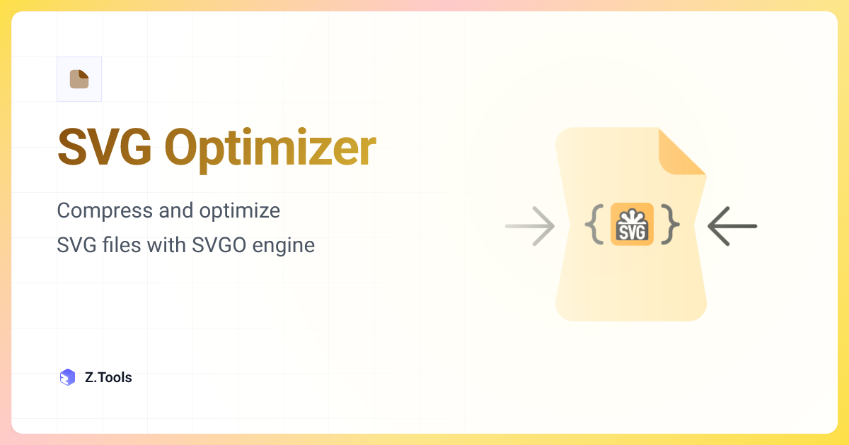 Svg Gui SVG Optimizer · Z.Tools
