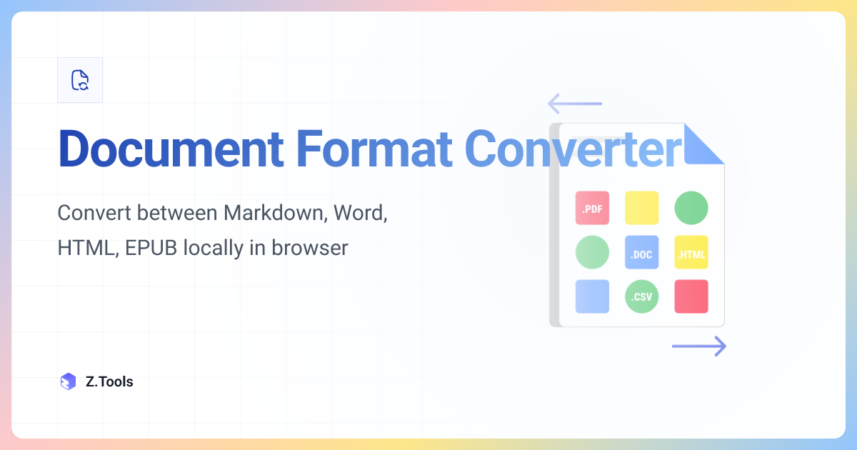 Document Format Converter · Z.Tools