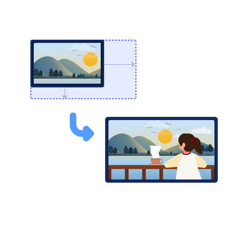AI Image Outpainting