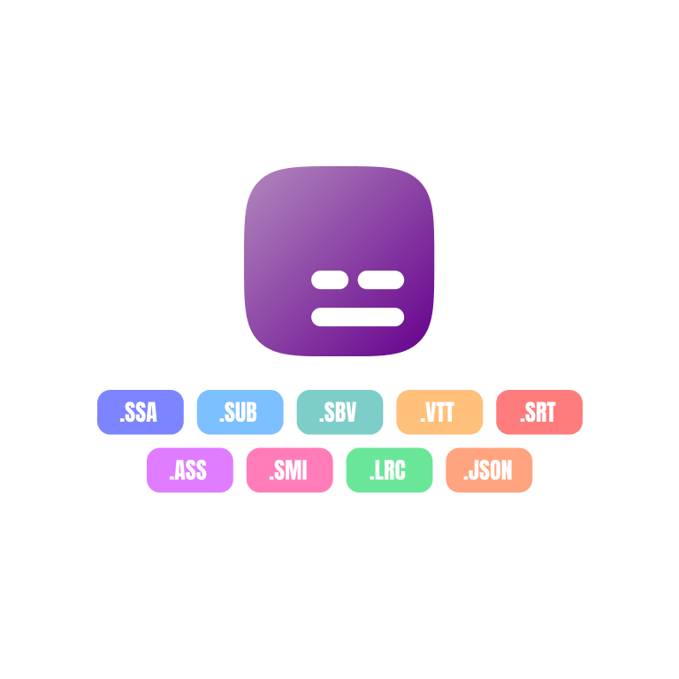 Subtitle Format Converter